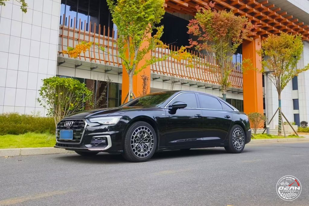 Audi‑A6L | VE01B | GLOSS BLACK MACHINED SPOKES | 19 INCH